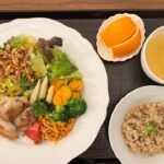 【糖尿病の食事】チキンソテーのサラダ 糖尿病患者が血糖値改善の食事・レシピ・献立・作り方を紹介。HbA1cの数値を良くしたい。
