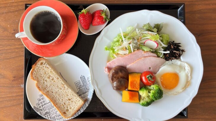 【糖尿病の食事】カボチャ&椎茸のサラダ。糖尿病には果物を食べた方がいい？糖尿病患者が血糖値改善の食事・レシピ・献立・作り方を紹介。HbA1cの数値を良くしたい。