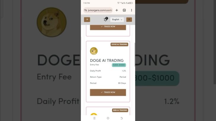 How to get trade on JV Morgans website #trade #jvmorgans #nft #online #trending #trend #shorts