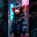 Jungle in the Blockchain:  #nft #monkey #trending #viralvideo #shorts #funny #cute #ytshorts