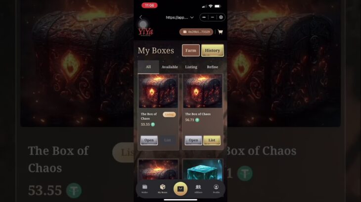 Lần đầu tiên săn được box 500$ siêu to. #yiya #nft #taichinh #affiliate #kiemtienonline