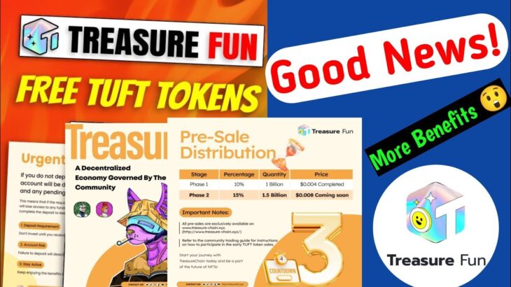 😮Live😮Treasure NFT Fun New Update Today| Treasure Fun Swap Method|Treasure NFT Withdrawal New Update
