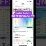 Magic NFT Invite Code | Magic NFT Referral Code New Update #shorts #magicNFT #referralcode #invite
