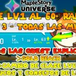 PARTE 3/3 | GUIA LV1-60+ | GOLD BEACH | MAPLESTORY UIVERSE NFT 2025
