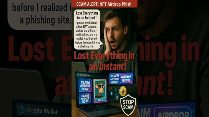 Scam Alert: NFT Airdrop Phish #Shorts