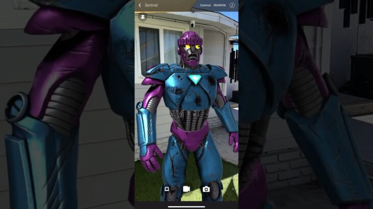 Sentinel (#Marvel #XMen) #VeVe #NFT in #AugmentedReality