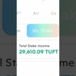 Today’s STAKE Income from Treasure NFT✌️💰#treasurenft