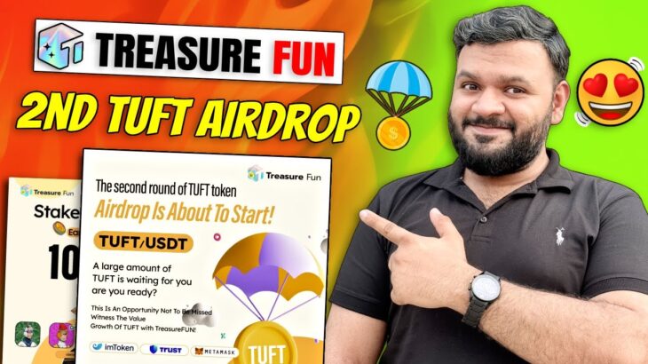 Treasure NFT Fun New Update Today 🔥| 2nd TUFT Airdrop Started ✅ | Treasure NFT Withdrawal New Update