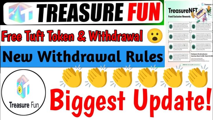 Treasure NFT Fun New Update Today 🔥| MobiKwik xtra withdrawal| Treasure NFT Withdrawal New Update