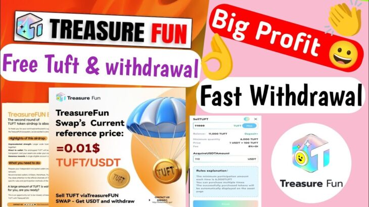Treasure NFT Fun New Update Today 🔥| MobiKwik xtra withdrawal| Treasure NFT Withdrawal New Update