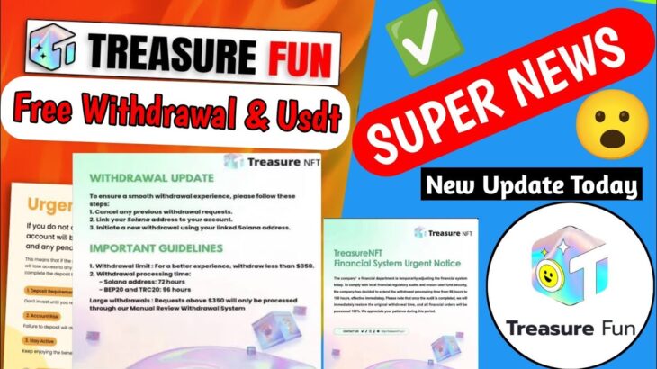 Treasure NFT Fun New Update Today 🔥| MobiKwik xtra withdrawal| Treasure NFT Withdrawal New Update