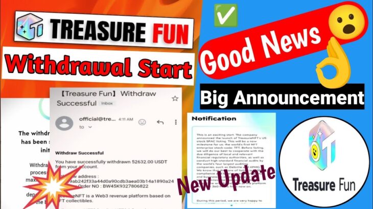 Treasure NFT Fun New Update Today 🔥| MobiKwik xtra withdrawal| Treasure NFT Withdrawal New Update
