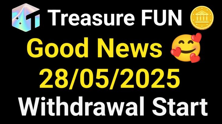 Treasure NFT का Withdrawal चालू हो गया | Treasure Fun New Update Today | NFT