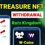 Treasure NFT Withdrawal 💵🔥 | Treasure NFT new update |Rats Kingdom airdrop |wcoin airdrop new update