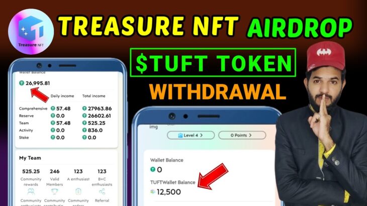 Treasure NFT Withdrawal 💵🔥 | Treasure NFT new update | Treasure FUN USDT / TUFT Token Sell and buy