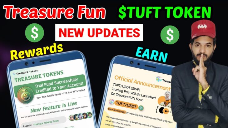 Treasure NFT new updates | Treasure FUN New updates | Treasure $TUFT Token trade and swap