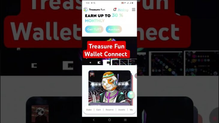 Treasure fun wallet connect 😀 Nft new update today#nft #update #shorts