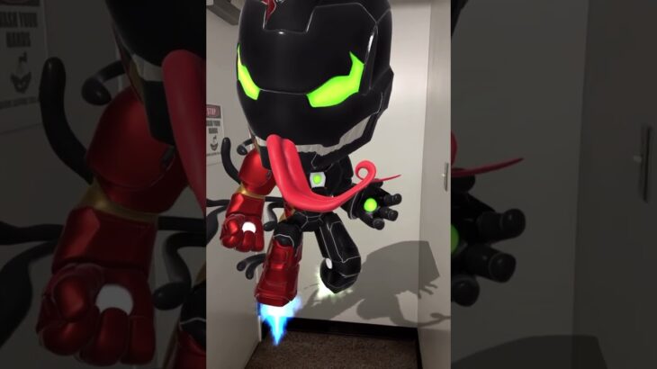 #Venomized Iron Man (#Marvel #Avengers) #VeVe #NFT in #AugmentedReality