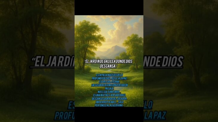 jardín De Galilea  #artedigital  #dios  #nft  #diosesamor