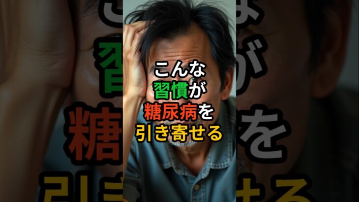 💊[ヘルスビタミン] こんな習慣が糖尿病を引き寄せる! #shorts #健康 #病気 #予防 #免疫 #血管健康 #皮膚健康 #ストレス #雑学