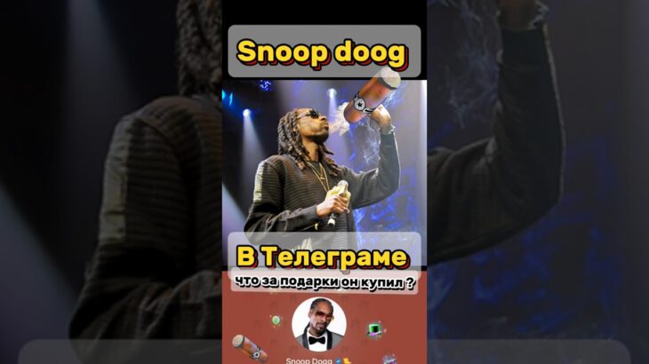 snoop doog купил подарки nft в телеграм gifts Telegram  #snoopdoog  #TelegramNFT #telegramgifts