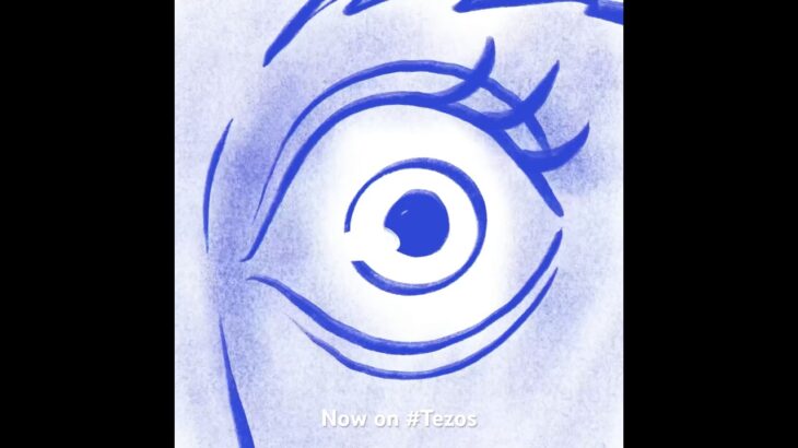 👁️💙👁️ today im blue! #art #digitalart #animation #nft #tezos #procreate