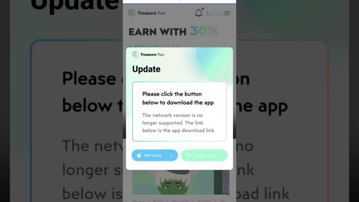 treasure NFT is now treasure fun update your app don’t panic #treasurenft #treasureisalive #nft