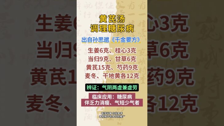 “药王”孙思邈，这么治糖尿病！ #糖尿病 #高血糖 #血糖高的危害及合并症 #血糖 #中医