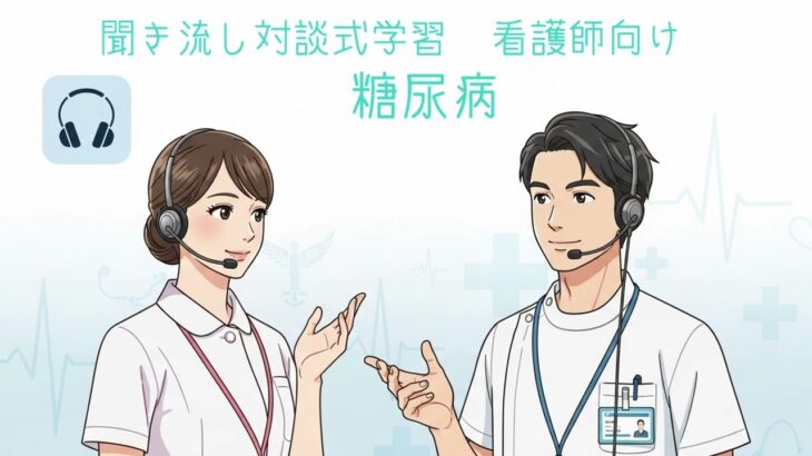 聞き流し対談式学習 – 看護師向け　糖尿病