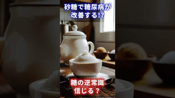 糖尿病は糖不足だった!? 衝撃の逆常識