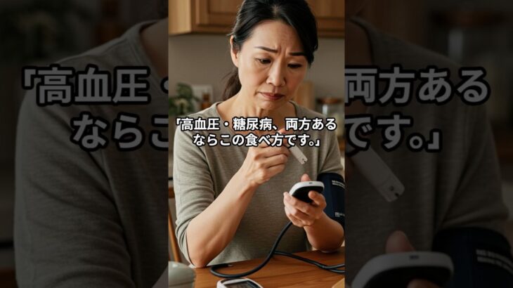 高血圧と糖尿病、同時に管理する食事のポイント3つ #高血圧 #糖尿病 #健康管理 #食事管理 #健康情報 #バランスの良い食事 #糖尿病食事
