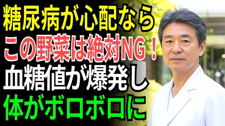 現役医師が語る糖尿病に最悪の野菜、そして薬になる野菜、本当に効果がある3つはこれです。