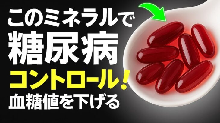 糖尿病の人が摂るべき5つのミネラル！血糖値を下げる効果も！ 自然療法 !