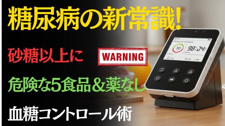 無害に見えるのに…実は血糖値に悪影響！糖尿病患者が避けたい5つの食品#高齢者の健康#健康長寿#シニア健康