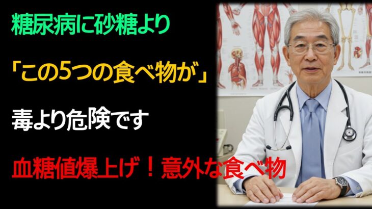 【衝撃】糖尿病患者が避けるべき！血糖値が爆上がりする「健康食品」5選｜実は砂糖より危険？｜30年専門医の警告｜シニア健康｜オーディオブック｜血糖管理