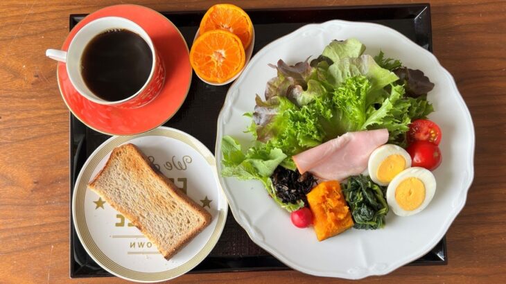【糖尿病の食事】ほうれん草&カボチャのサラダ。65歳で結婚！声、仏事を成す 糖尿病患者が血糖値改善の食事・レシピ・献立・作り方を紹介。HbA1cの数値を良くしたい。