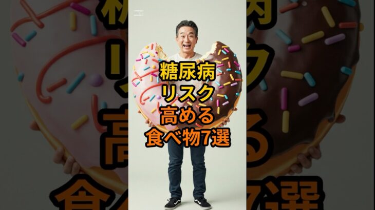 [必見]糖尿病リスクを高める食べ物7選　#健康 #栄養 #食事 #雑学