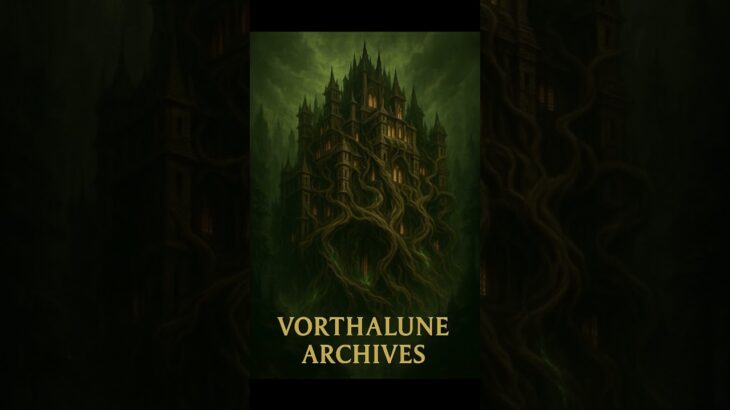 A tower of secrets, bound in roots andshadows.#VorthaluneArchives#DarkFantasyArt #NFT