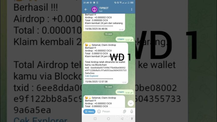 AIDROP CICOIN WD OTOMATIS #aidrop #tutorial #games #bitcoin #memes #crypto #nft
