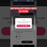 ARI WALLET DAILY QUIZ 13 JUNI #earnmoney #cryptocurrency #nft #airdrops #ariwallet