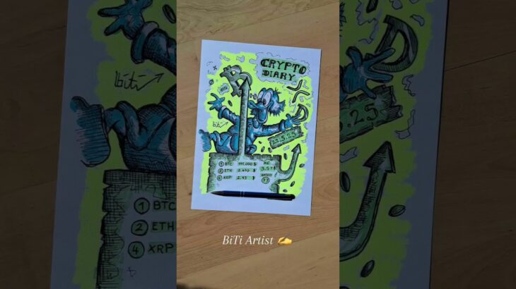 BiTi Artist ✍️ #scribble #handdrawing #nft #nfts #nftart #ballpenart