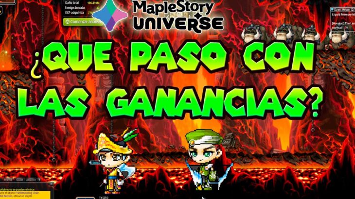 🤑¿CUANTO GANO DIARIO? |  MAPLESTORY UNIVERSE NFT 2025