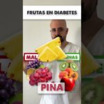 ¡FRUTAS EN DIABETES! #salud  #shorts