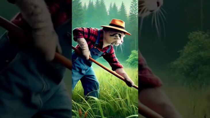 Farmer Cat #farmer #farmercat #nft #ai #aivideo #nftart #yapayzeka #shorts #tarım #çiftlik #viral