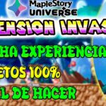 😍GANA MUCHA EXP en DIMENSION INVASION en MAPLESTORY NFT 2025