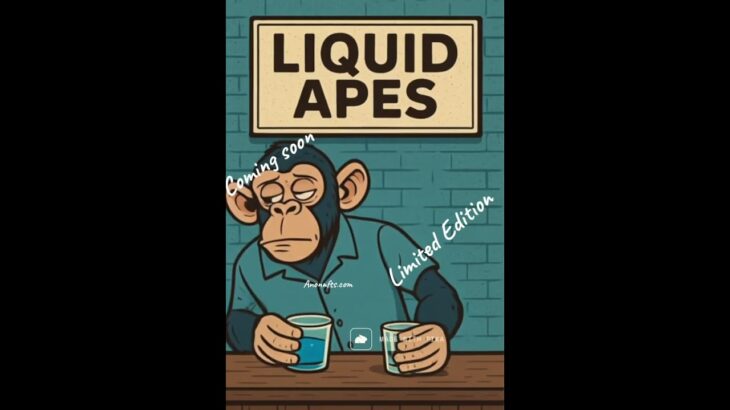 LIMITED EDITION 🏆 100 Apes anonnfts.com #liquidnfts #funny #nft
