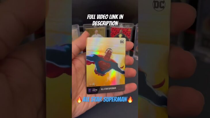 LOOK WHAT I PULLED🔥🔥 Hro DC Comics Hybrid NFT Trading Card Pack Opening #hrofficial #dccomics #nft
