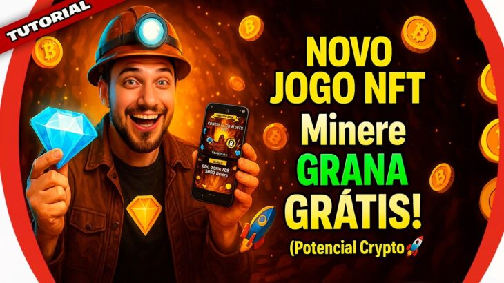 💎 NOVO JOGO NFT Minere GRANA GRÁTIS! (Potencial Crypto 🚀)