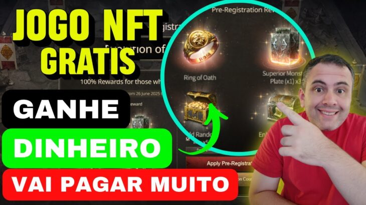 NOVO JOGO NFT VAI PAGAR MUITO PEGUE 2 NFTS  GRATIS  – $200.000 ROM: Golden Age NFT