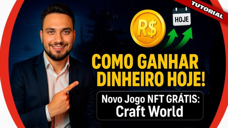 Novo Jogo NFT GRÁTIS Craft World Como Ganhar Dinheiro Hoje